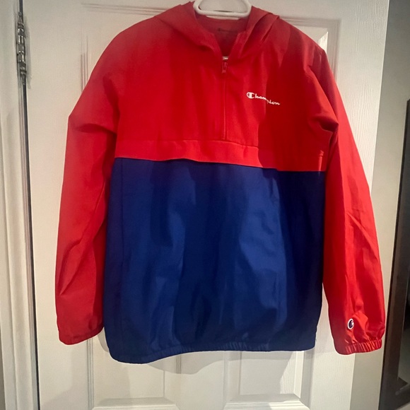 Boys Champion Windbreaker Jacket with Hood - Picture 3 of 9